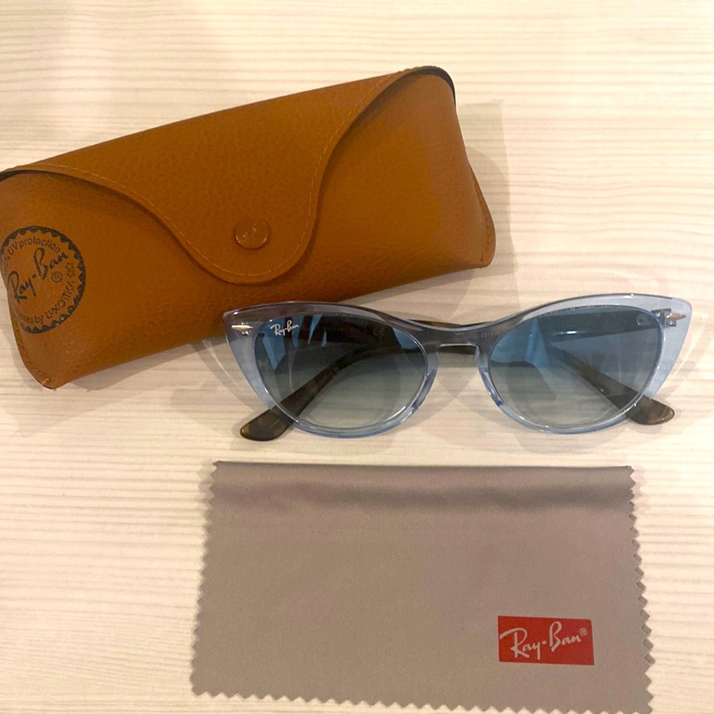 Nina Ray Ban Limited Edition Blue + Tortoise - NWOT - RB 4314/3D 54 16 140 2N